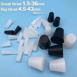 Sealing Plugs Silicone Conical Stoppers Tapered Thermostability Soft Nut Rubber HIGH TEMP Bottle Bungs For Electroplating Paint