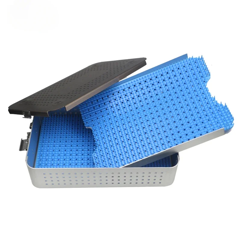 Autoclavables Disinfections Tray Case Aluminiums Alloy Doubles Layer Sterilizations Box