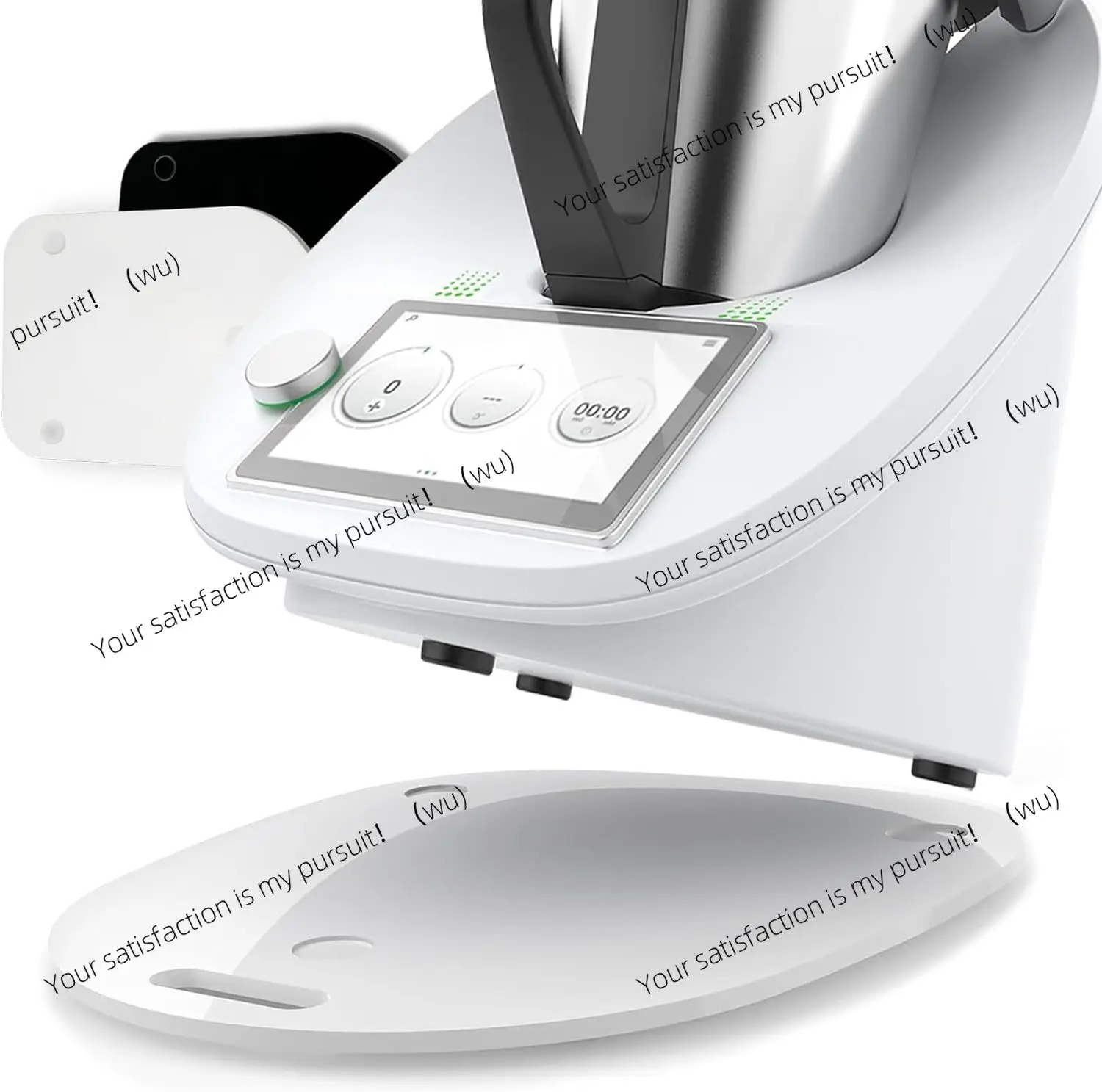 TM5 TM6 خلاط أكريليك شفاف مضاد للانزلاق، وسادة كهربائية مضادة للانزلاق على سطح الطاولة #2