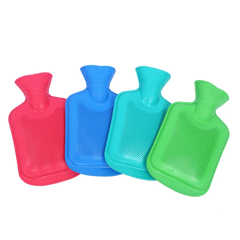 Bottiglie di acqua calda spesse 1500/1000ml Borsa di acqua calda calda invernale in gomma portatile Scaldamani Borsa di acqua calda in silicone riempita d'acqua