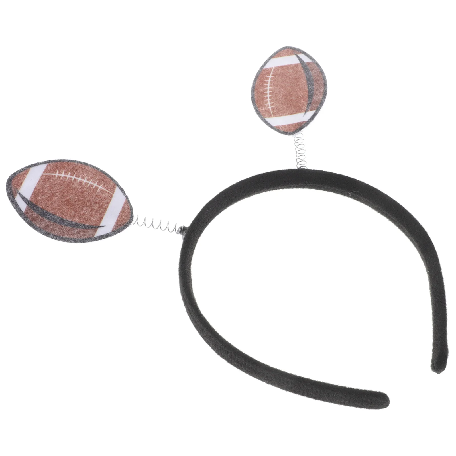 

Rugby Headband Stylish Sports Party Accessory Comfortable Glitter Hair Band For Women Girls Unique Cosplay Event Wear