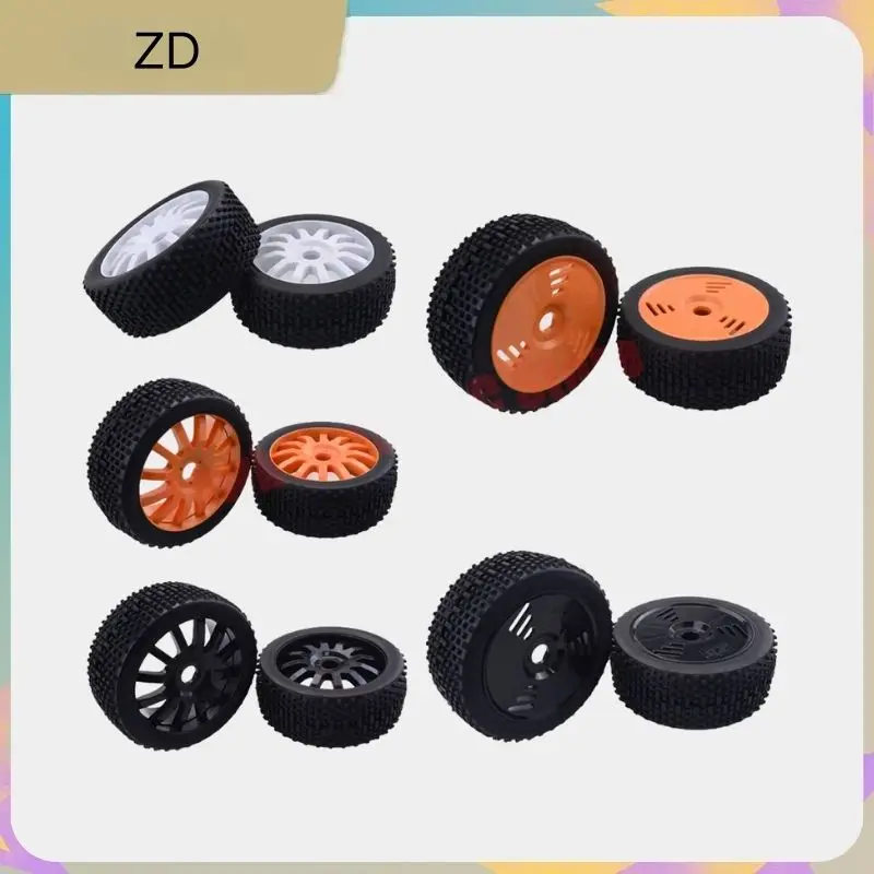 

ZD Racing Аксессуары 1/8 Внедорожные короткие грузовики Автомобильные колеса Шины для Redcat HPI Savage Car Оранжевый Черный Ступица и детали шин