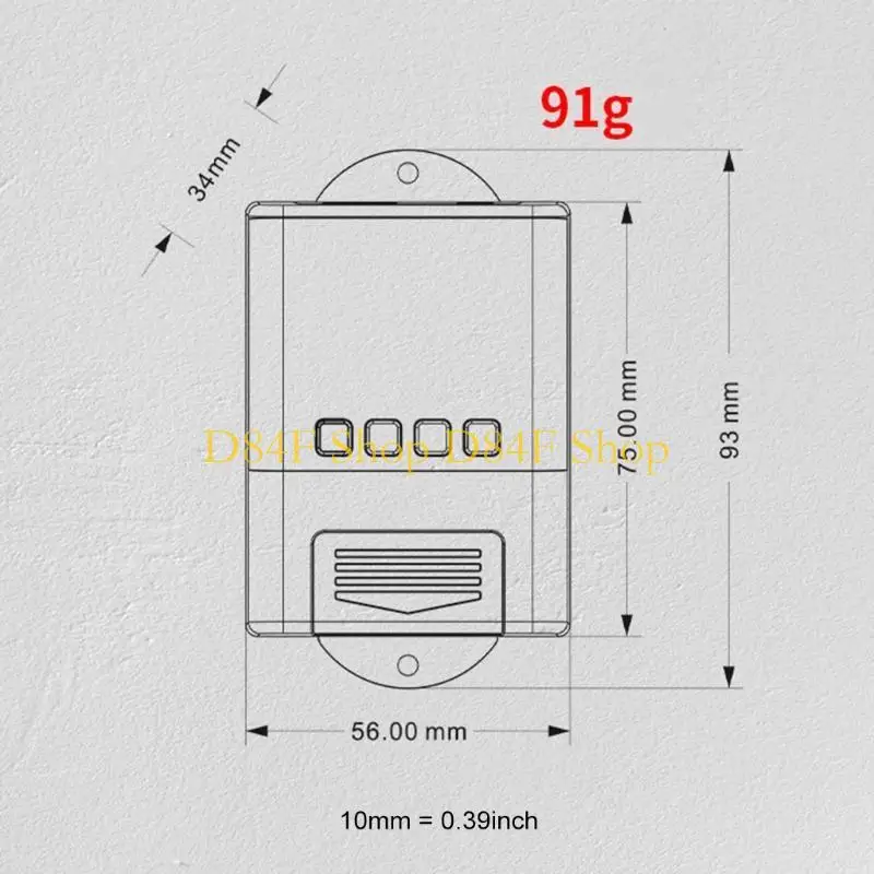 D84F ترموستات الرطوبة 110 فولت-230VAC الرقمية جهاز التحكم بدرجة الحرارة والرطوبة منظم حاضنة السيارات منظم الحرارة