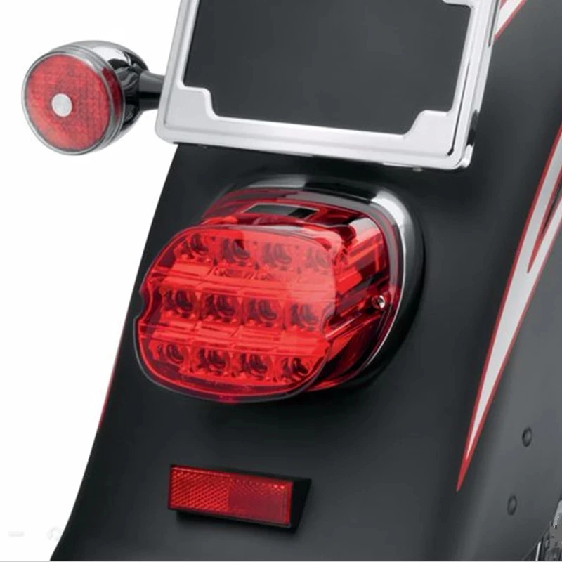 LED Brake Tail Light Motorcycle for FLSTF Night Train Touring Softail Sportster Road King Electra Road Glide