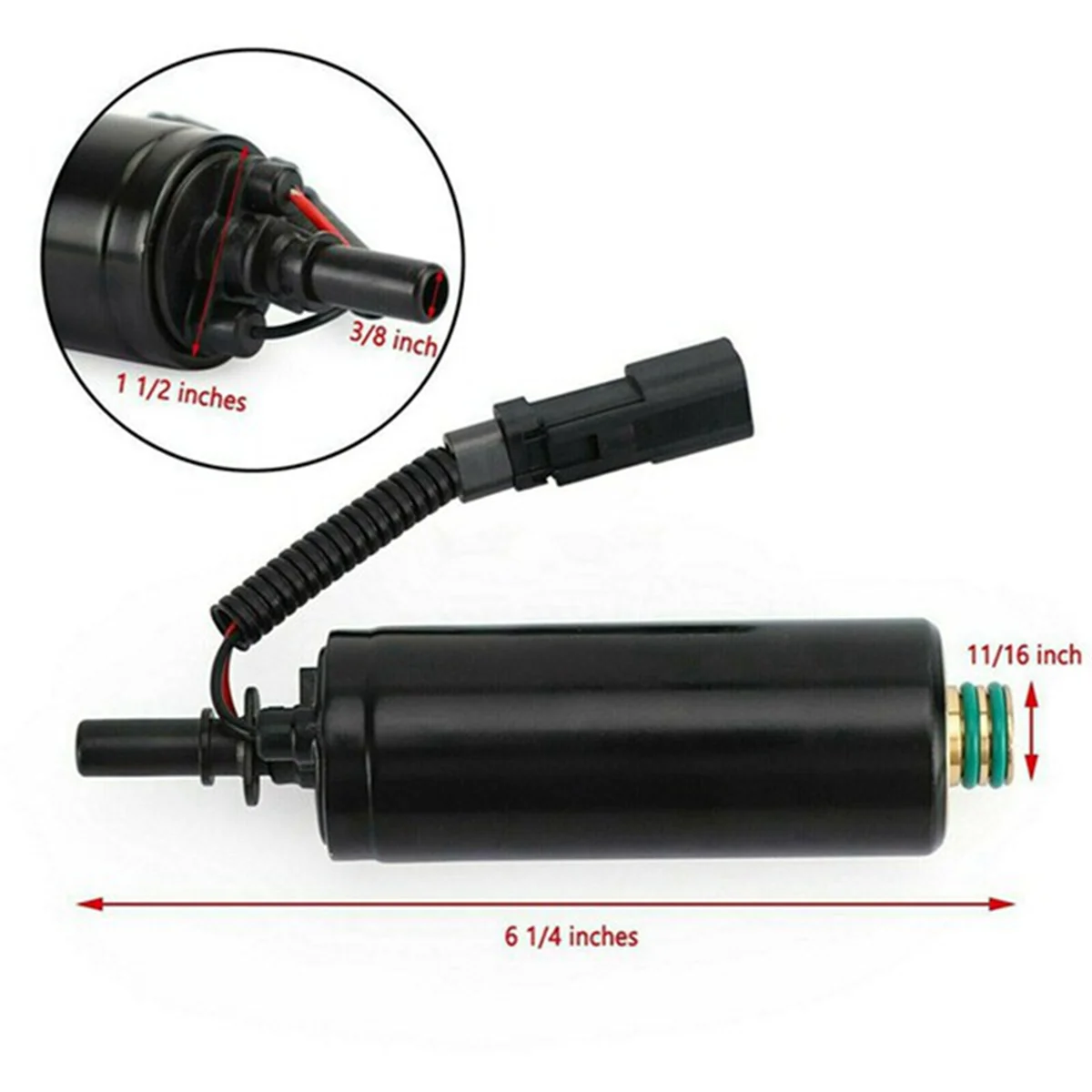 Fuel Pump for Vapor Separator for Johnson Evinrude 75-175Hp 2001-2006 0439347 439347 5004428 5000800 Motor Parts - view 3