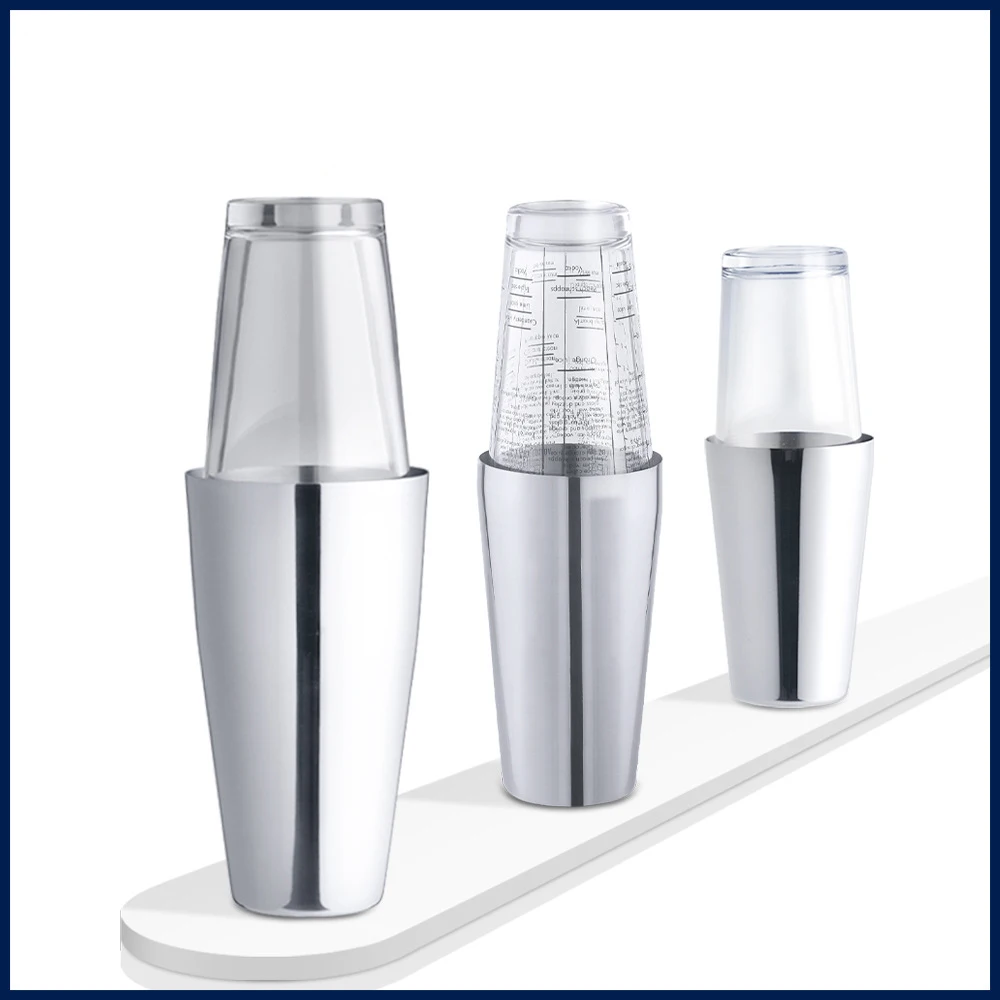 

Stainless Steel Boston Shaker - The Ultimate Cocktail Shaker for Bartenders and Mixologists, Must-Have Utensil for Perfect Cock