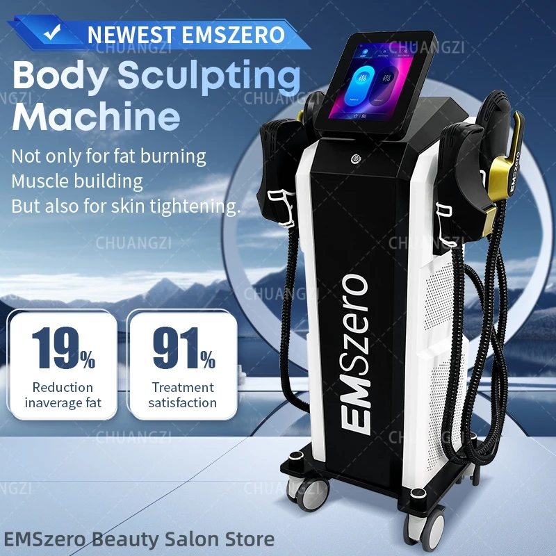 Professional EMSzero NEO 6500W RF Machine Hi-EMT Body Sculpting Fat Burning EMS Slimming Beauty Equipment