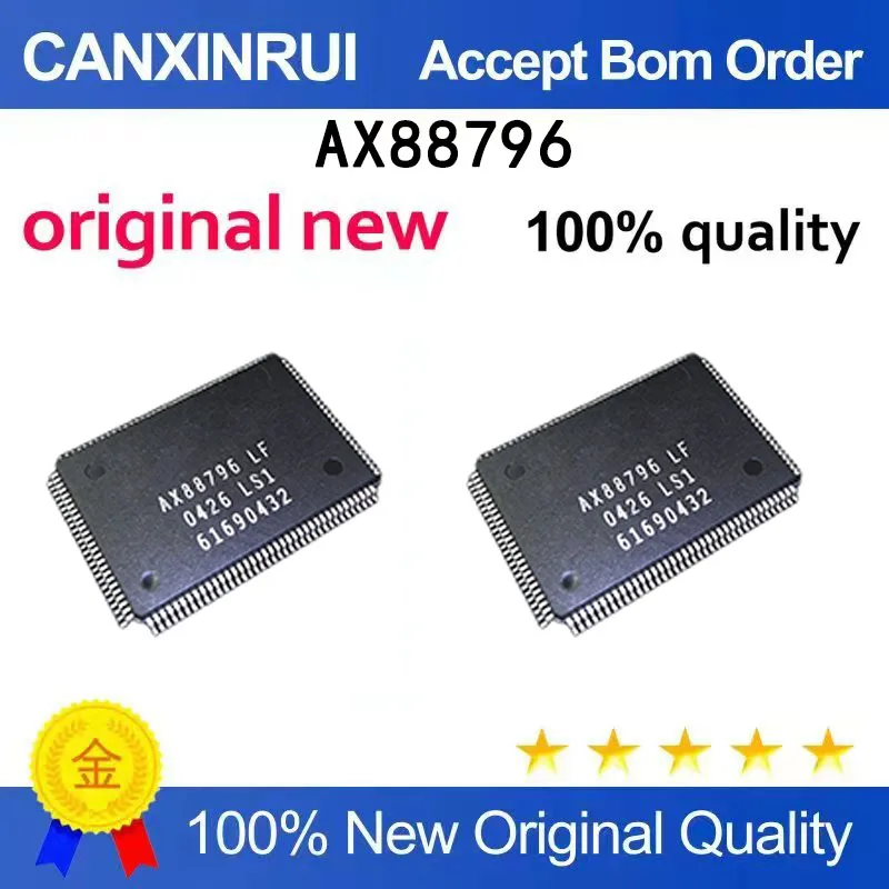 (5 PCS)  New stock AX88796 LF QFP AX88796BLF