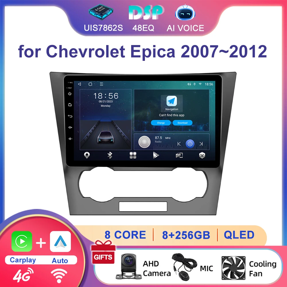 

9 Inch Touch Screen 4G Gps Navigation System Carplay Video DVD Player Android Car Radio Multimedia for Chevrolet Epica 2007~2012