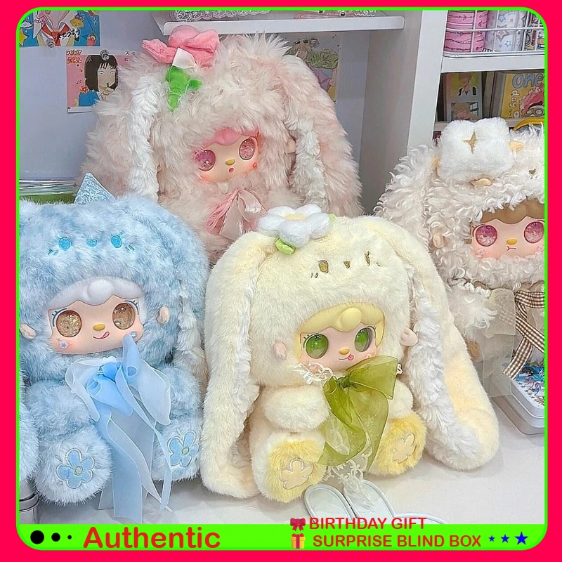 

Yooki 400% Bunny'S Florall Fragments Series Vinyl Blind Box Mystery Box Cute Accompany Soft Plush Doll Desk Ornament Toys Gifts