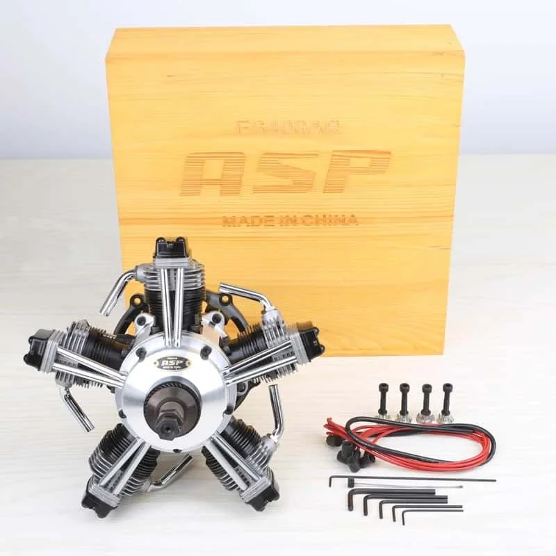 

ASP FS400AR 400 уровней 12,8CC X5 пятицилиндровый 4-тактный двигатель с фиксированным крылом, модель самолета, метаноловый двигатель для предварительной печи 18*8