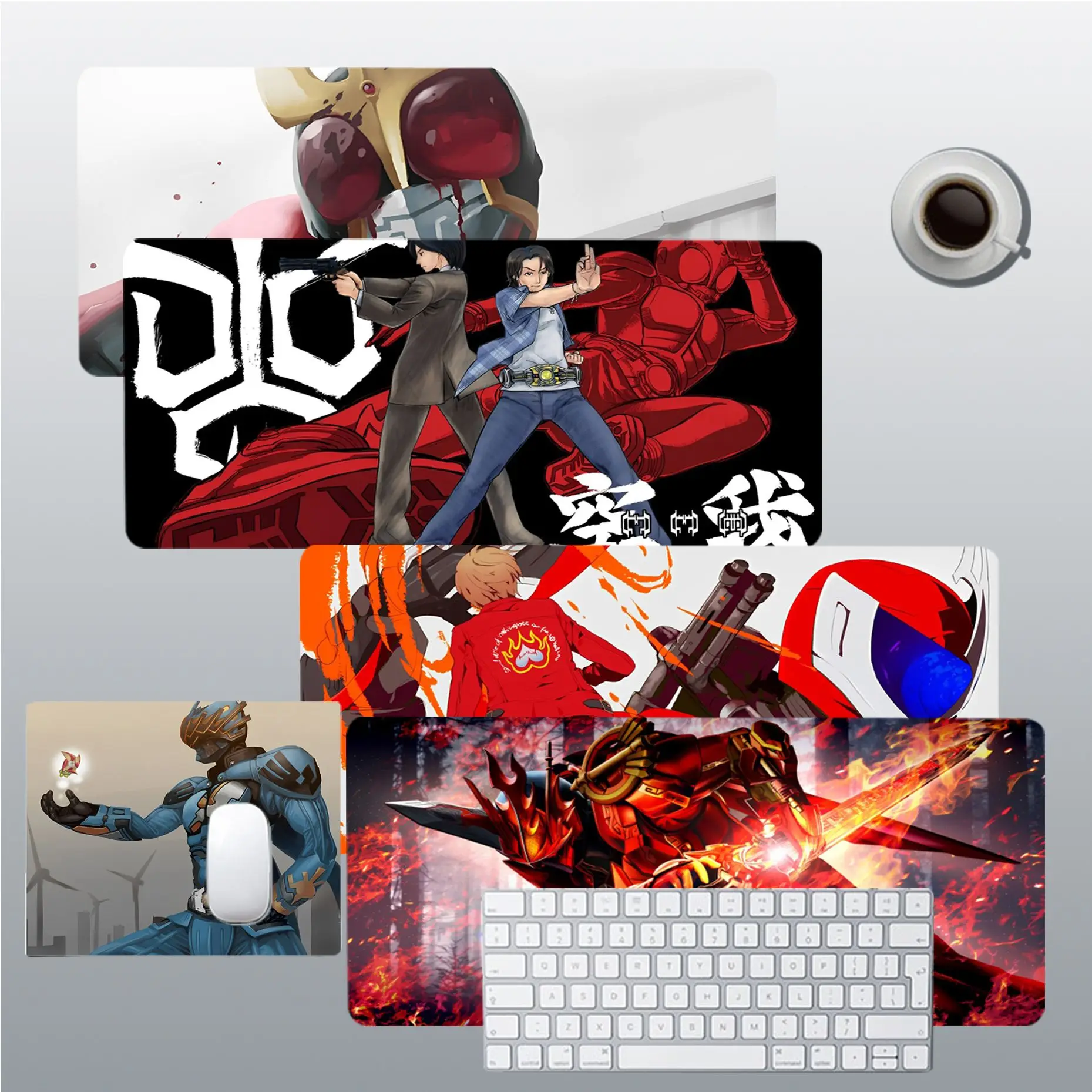 Kamen Rider Cute Rubber PC Computer Gaming Mousepad Size For Keyboards Mat Boyfriend Gift