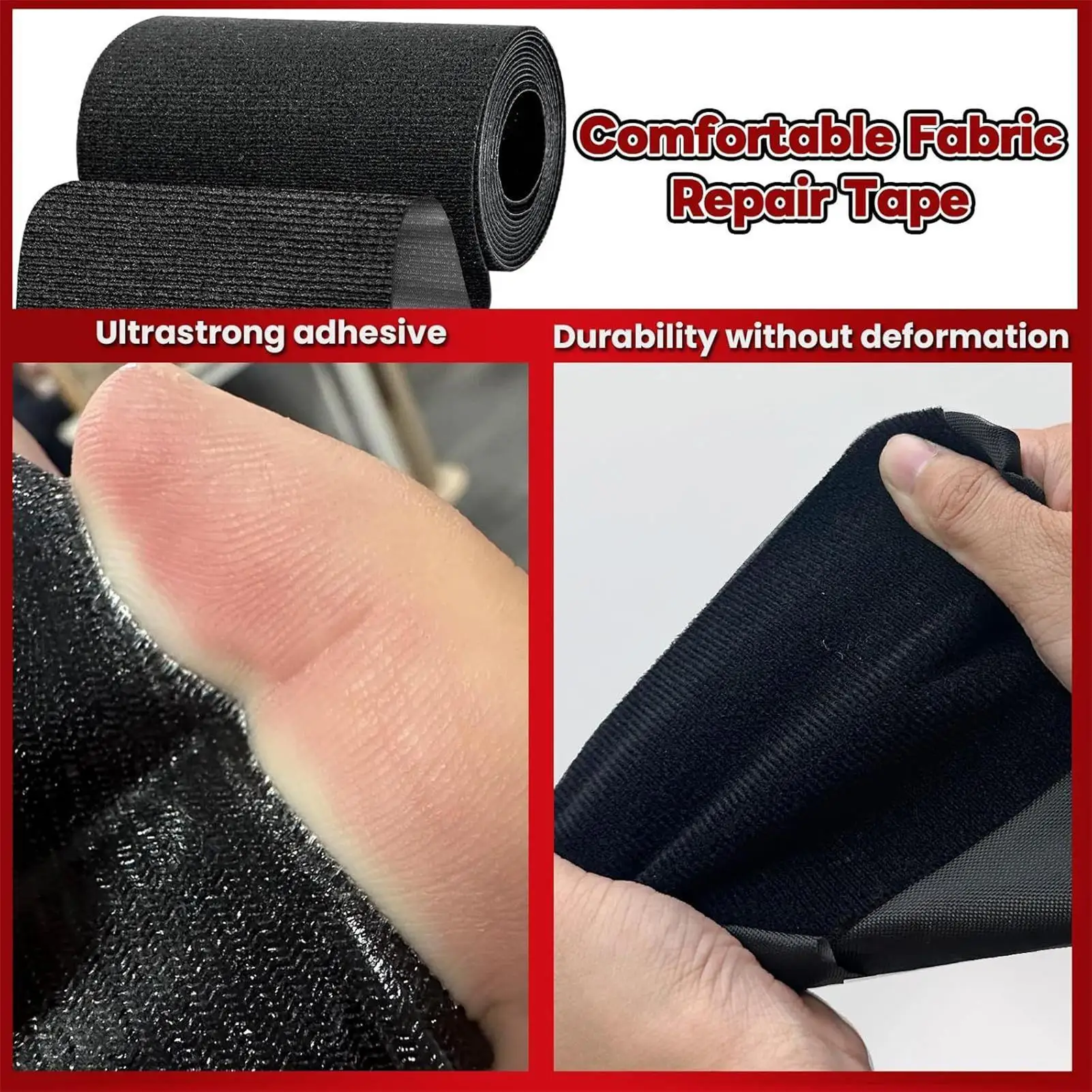 Stoffreparaturband für Kleidung Selbstklebendes Kleidungsflicken Polsterband für Stoffe für Leinwand Markisen Möbel Boot Jacke – Detail 8