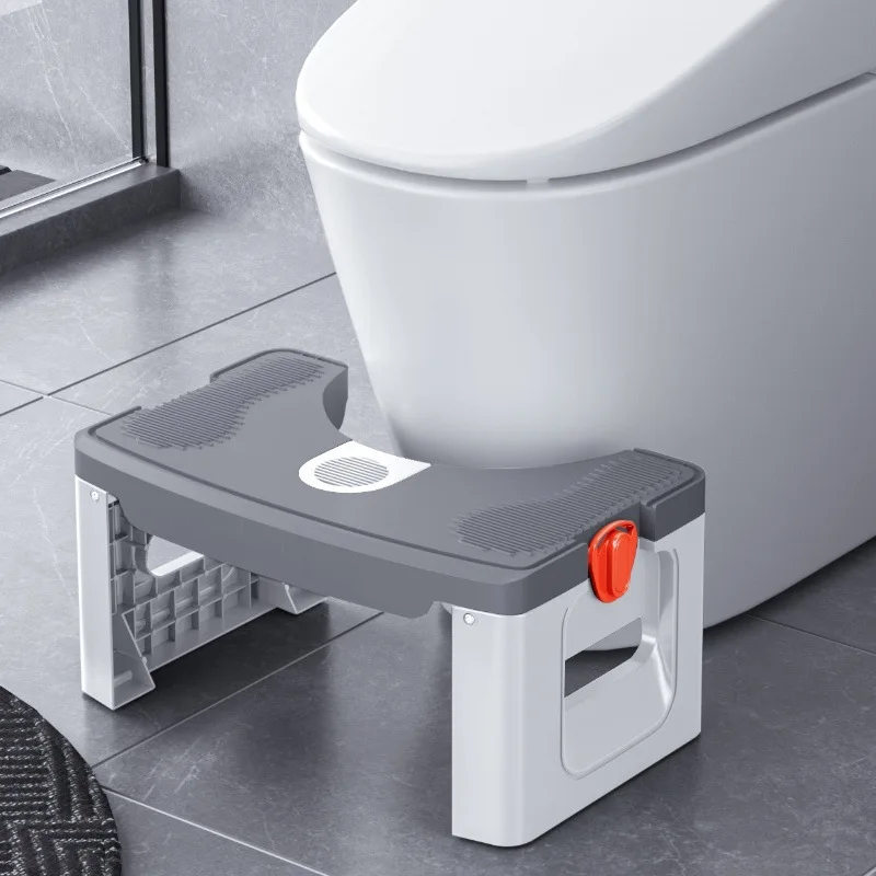 Toilet Stool Footrest Footrest for Home Use Foldable Thickened Anti Slip Placed in The Bathroom Stools & Ottomans Home Furniture