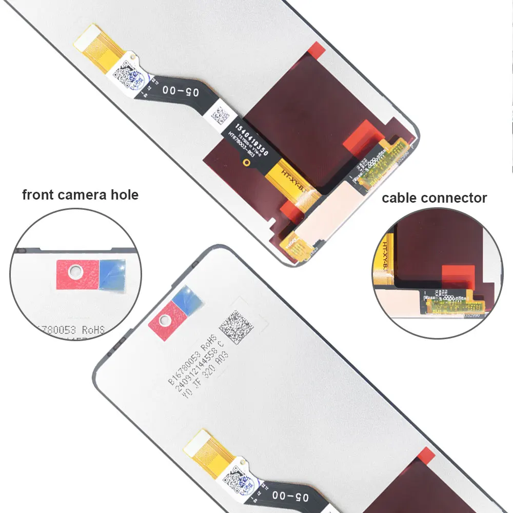 Wyświetlacz LCD z ekranem dotykowym (digitizer) z ramką do Motorola Moto G51 5G (XT2171-2, XT2171-1) - przetestowany — zdjęcie produktu 5