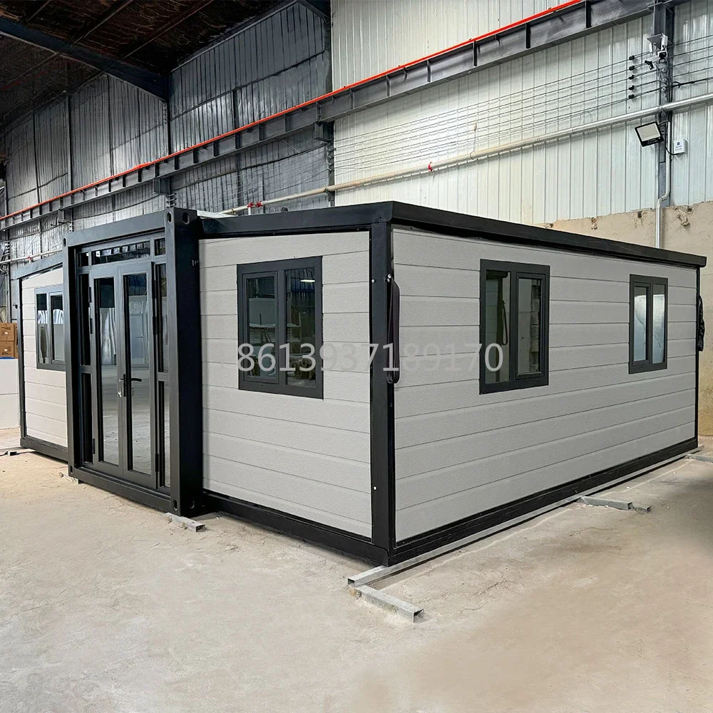Quick Build 40Ft 20Ft Prefab Modern Movable Expandable Container House 2 Bedroom Prefabricated Steel Structure Portable Home