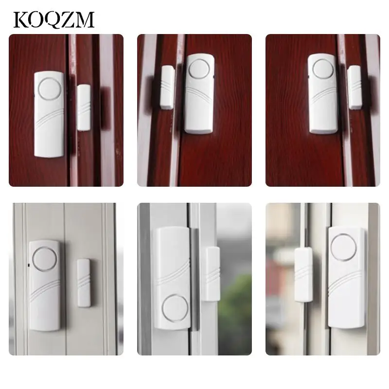 Independent Door Sensor Burglar Alarm Open Closed Magnetic Gap Window Alarm Detector Security Protection Wireless Alarm System