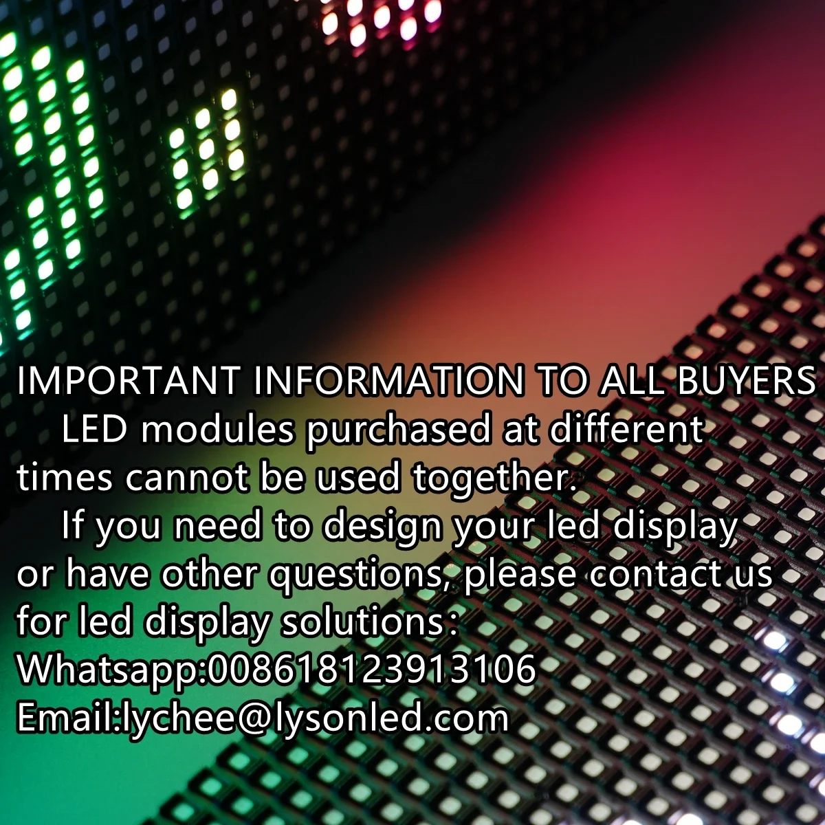 Indoor P4.75 SMD Red Dual Color Led Scrolling Signboard Module 304x152mm Replace F3.75 Dot Panel Matrix  64x32 Pixels
