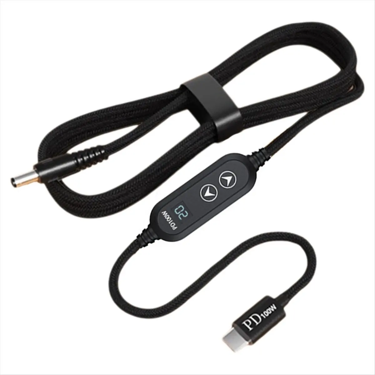 AA19 Type C to DC Power Boost Cable DC 5V/9V/12V/15V/20V Adjustable Boost Converter PD100W Trigger Cable USB to DC Adapter