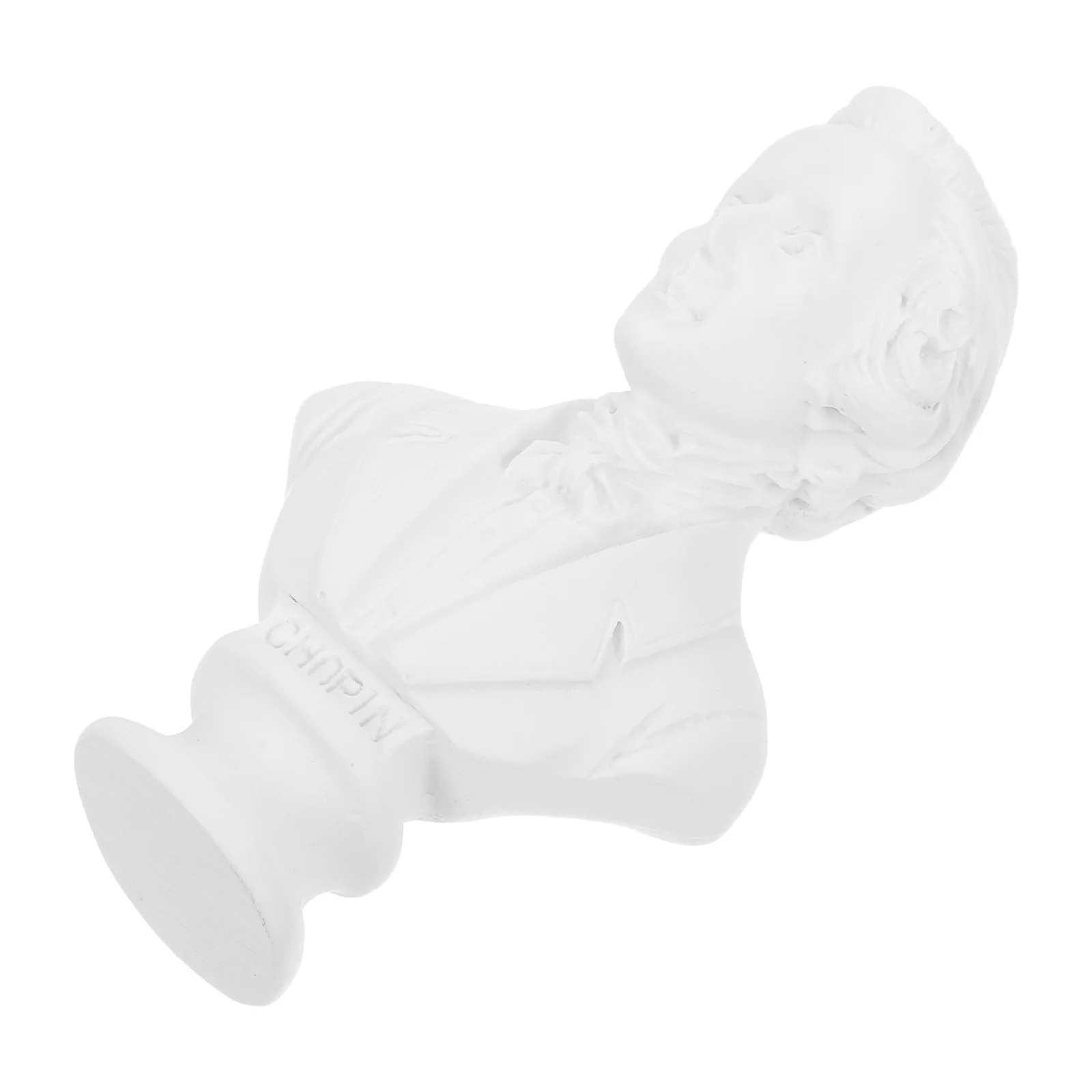 

1pc Realistic Bust Statue Mini Musician Sculpture Desktop Decoration Home Office Decor Home Office Shelf Art Decor