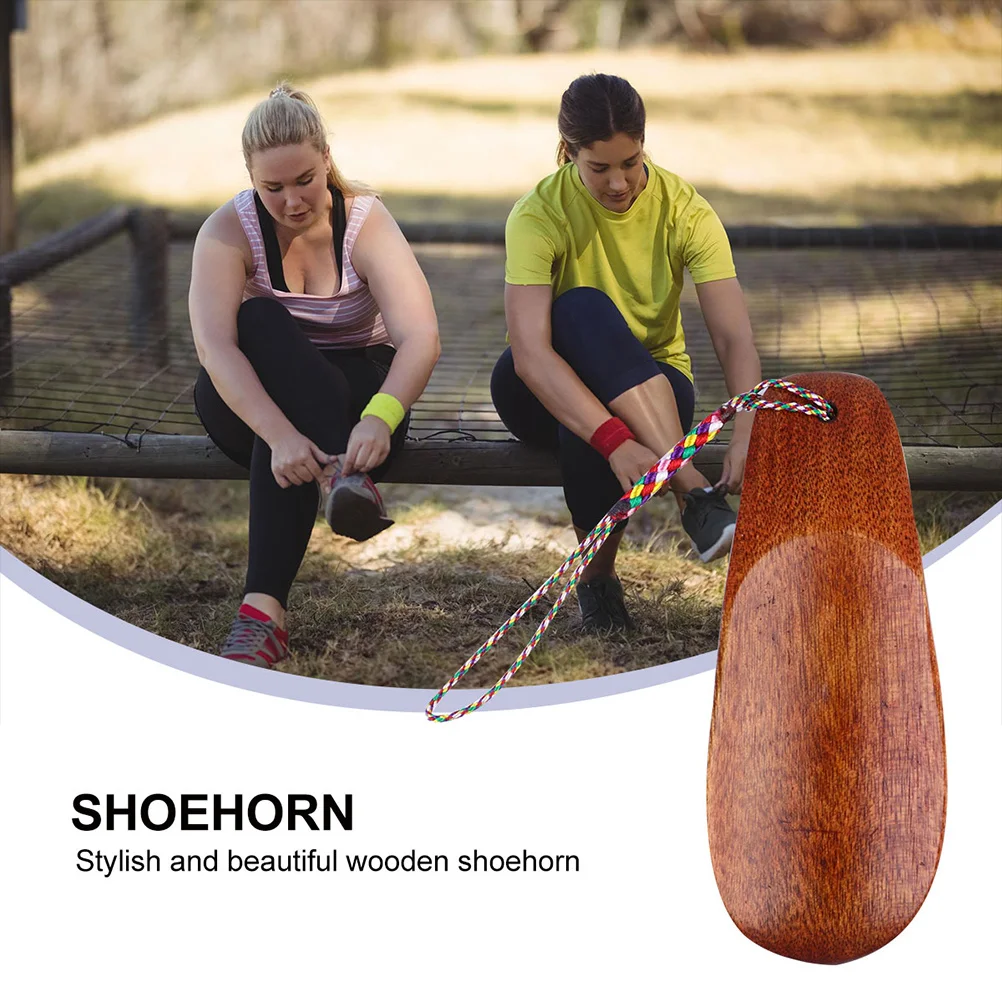 3 قطع من رؤوس الأحذية الخشبية ناعمة وآمنة وعديمة الرائحة وتصميم مريح للرجال والنساء وكبار السن للاستخدام المنزلي لبيسة الحذاء #2