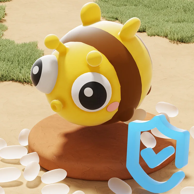 4 szt. Kreskówkowe, miękkie zabawki antystresowe w kształcie owadów i zwierząt, szybko powracające do kształtu, zabawki dekompresyjne dla dorosłych i dzieci, zabawki do redukcji stresu