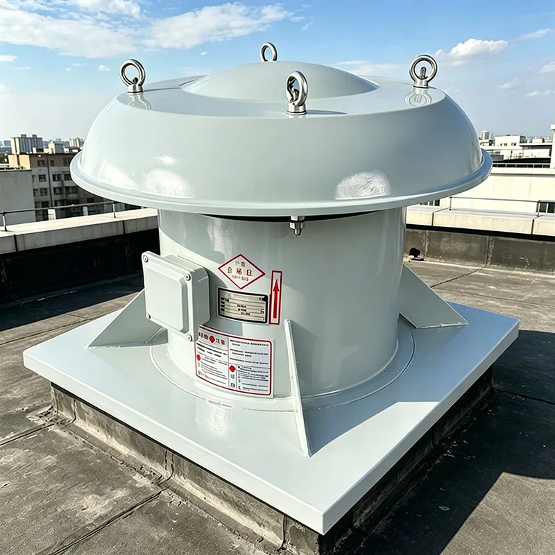 Explosion-proof glass fiber reinforced roof mounted axial flow exhaust fan 220V/380V industrial workshop fan Gree air conditione