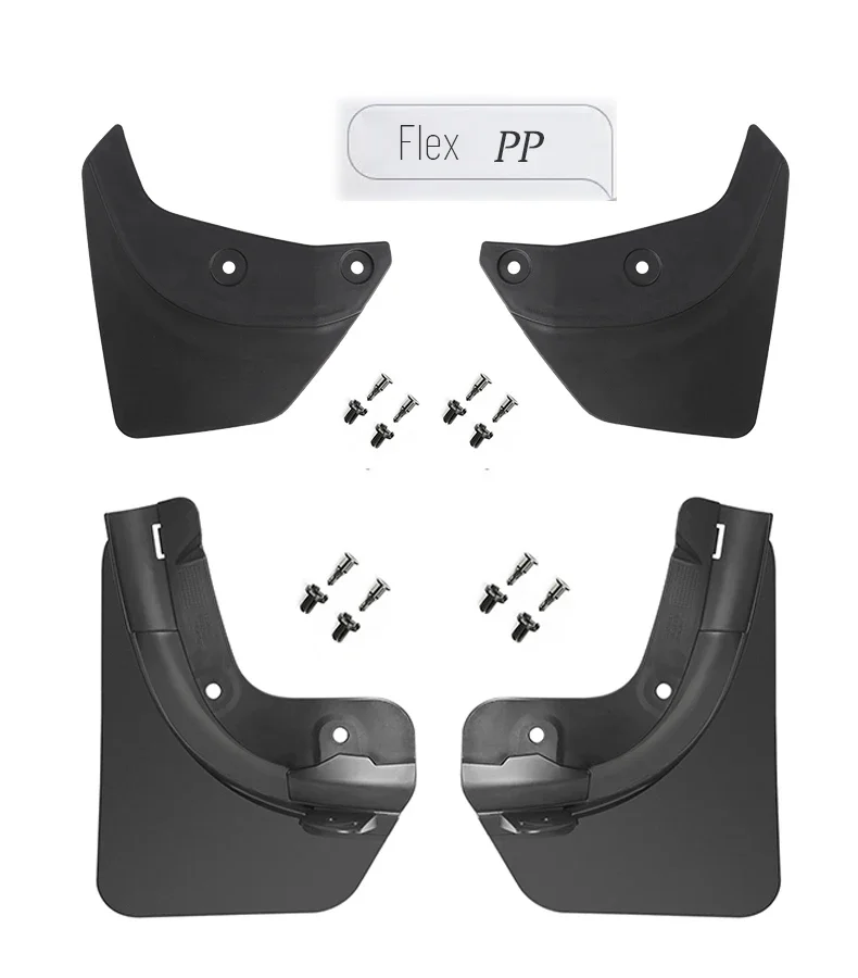 Car Wheel Mud Flaps Splash Guards For Tesla Model Y MudFlaps - PP / TPE