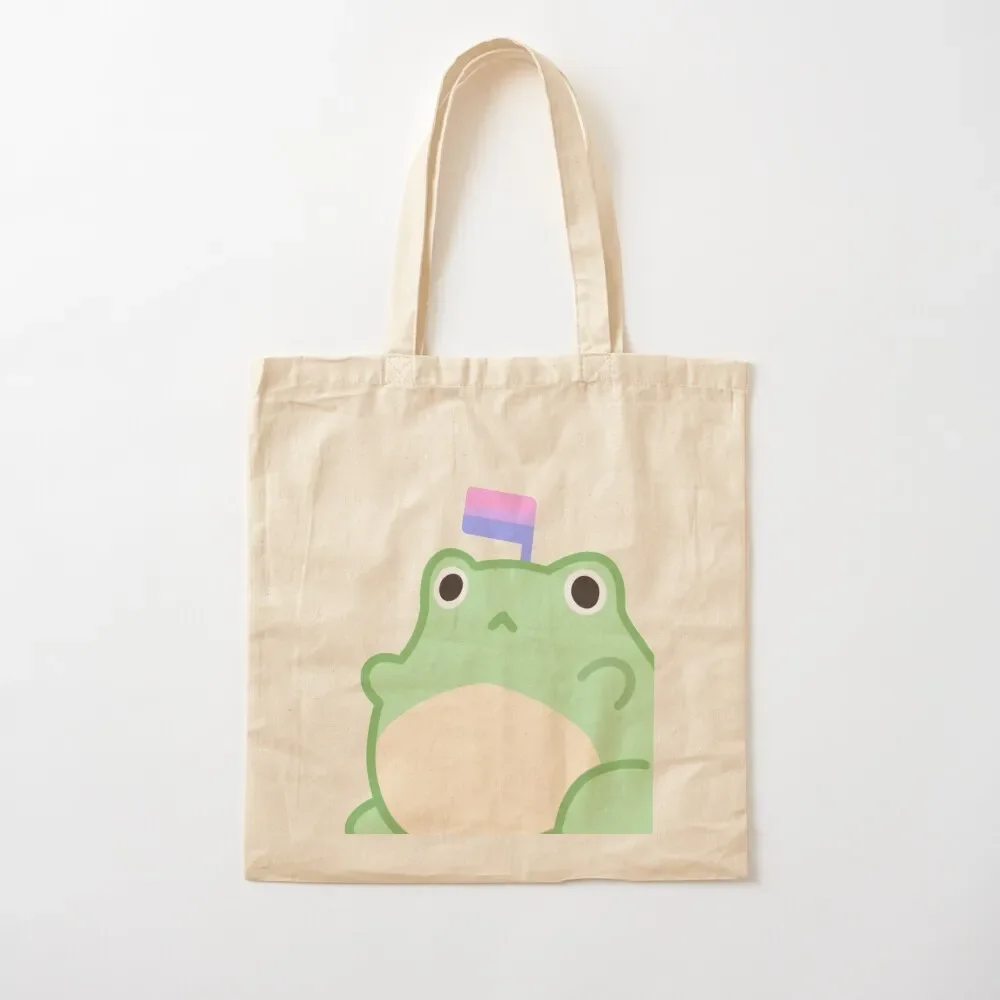 Bisexual Rights Frog Tote Bag Eco bag large size bags Tote Bag