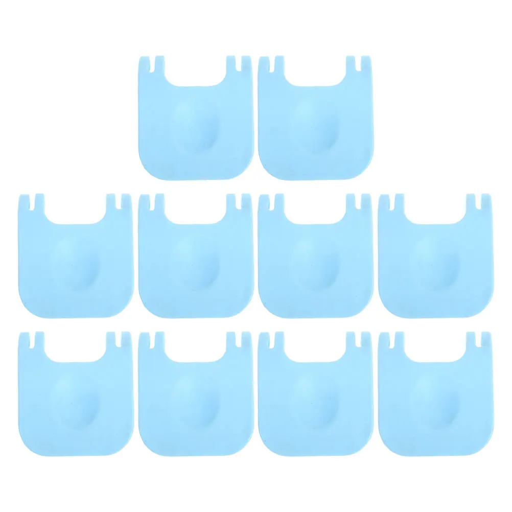 

10pcs Cage Fixing Edge Clips Wire Slots for Small Pets Chicken Reptiles Durable PP Material Easy Assembly Longevity Decorative