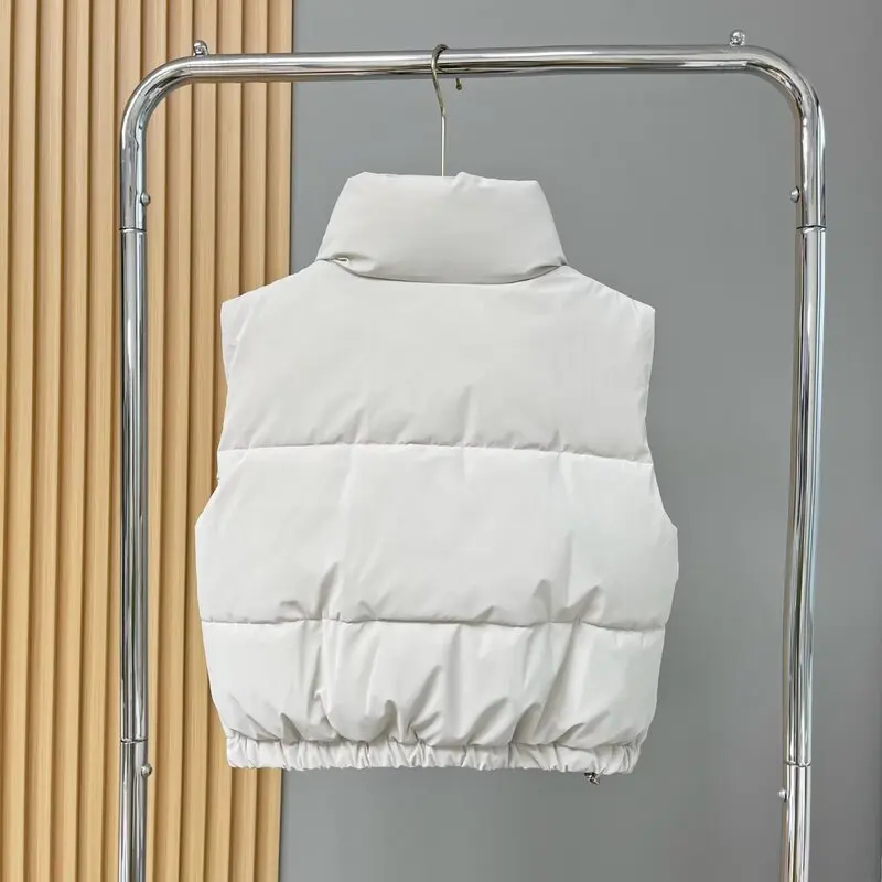 Herbst Winter Damen ort Svel Stehkragen Weste 2023, Faion Slim Fit, vielseitige Heat Pred Weste, Reißverschluss, andere...