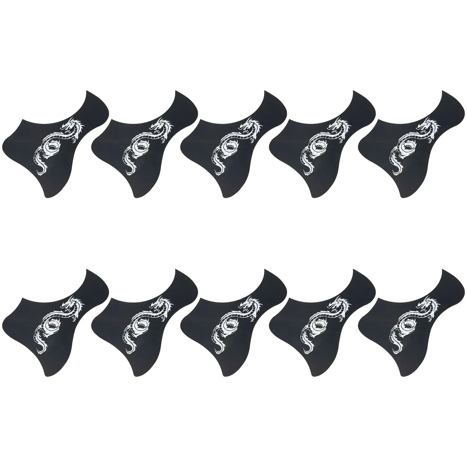 

10pcs Guitar Pickguard Adhesive Stickers PVC Material for Electric Folk Guitars Protective Accessories Scratch Plates