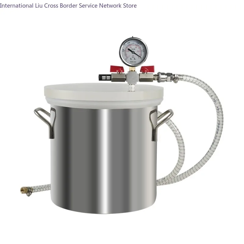 Vacuum defoaming bucket box tank industrial drop silicone defoaming vacuum pumping pump turning machine