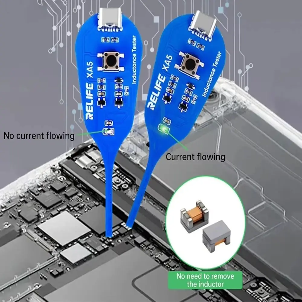 High Precision Motherboard Coil Tester Strong Stability Quick Investigation Inductor Detector Hand Tool