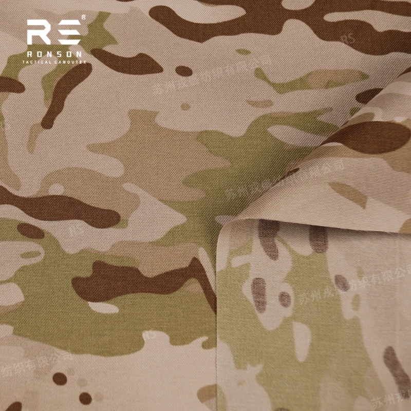 500D Nylon Cordura Desert CP Camo 100% Woven Water-Resistant PU Coated for Tactical Gear Backpack Military Rucksack Camping view 4
