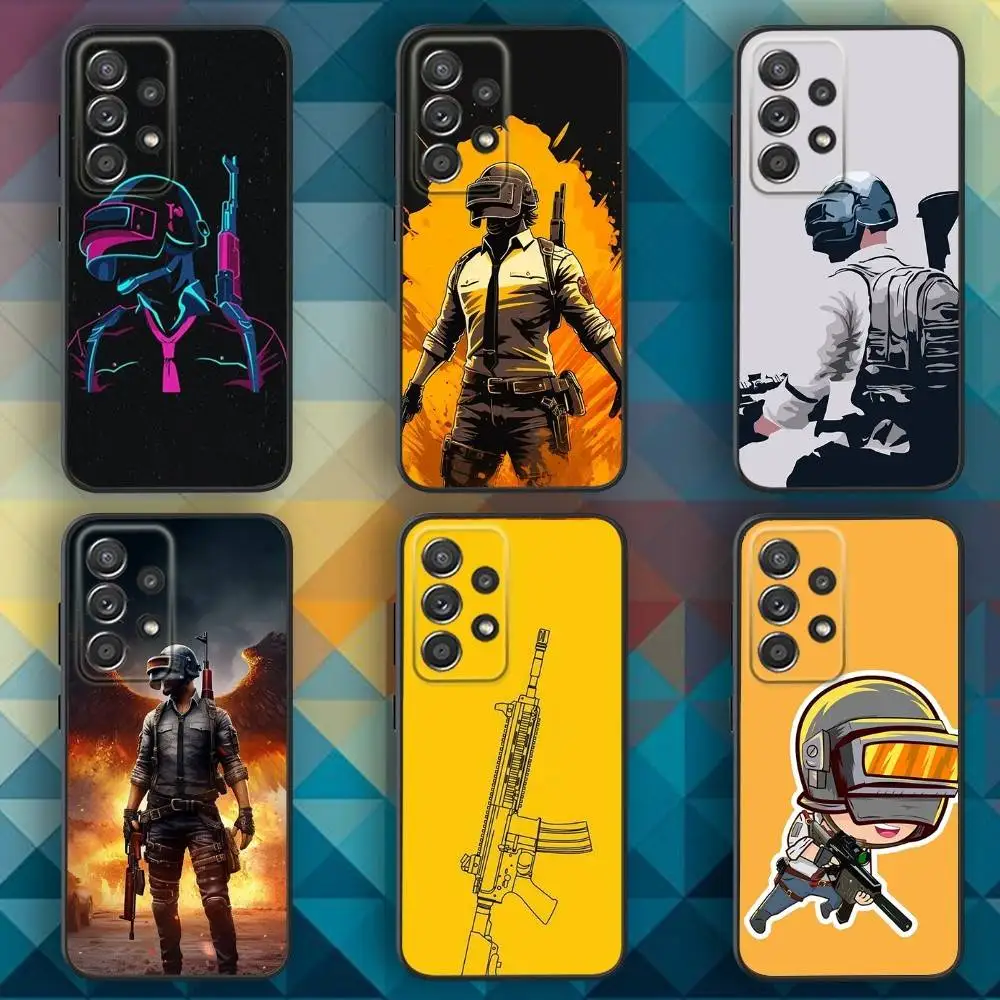 

Game P-PUBG-GS Phone Case For Samsung S25,S24,S21,S22,S23,S30,Ultra,S20,Plus,Fe,Lite,Note,10,9,5G Black Cover