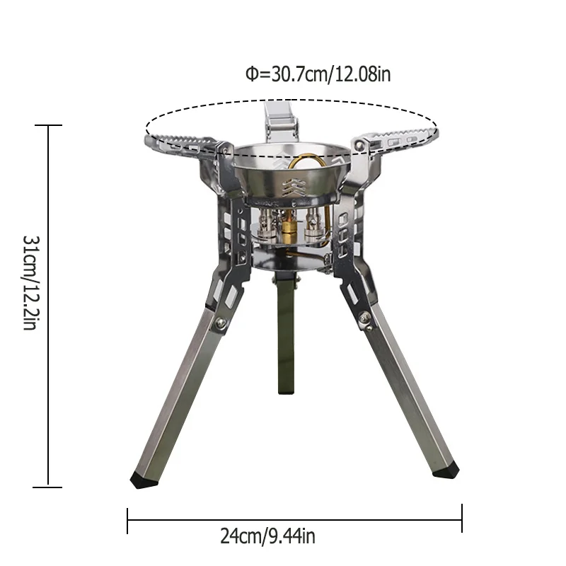 Outdoor  Gas stove Bulin BL100-B16  BRS69A Camping Picnic Gas Stove 6800W Team Party Family Camp Gas Burner  For  Hiking