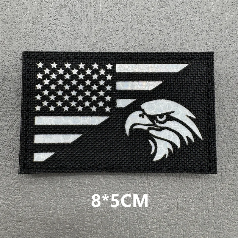 3D Taktische Patches IR Reflektierende Abzeichen auf Rucksack Weste Kleidung DIY Moral Taktische Abzeichen Haken & Schleife Laser Cut liefert