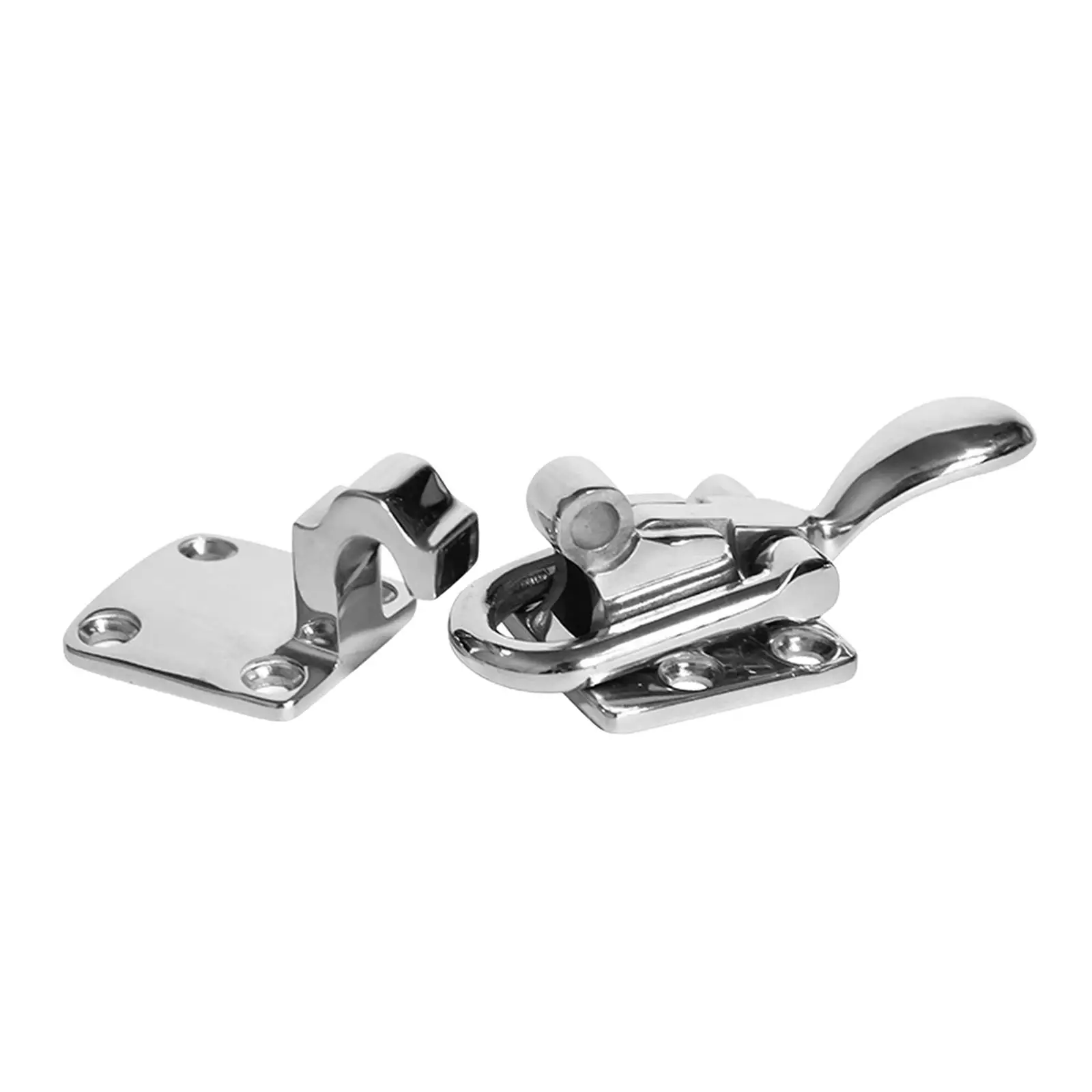 Cabinet Door Latch Stainless Steel Bag Buckles Fastener Clamp Fit