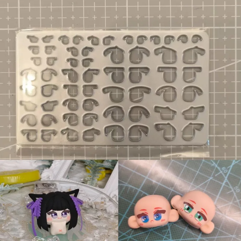 Square Eye Three Sizes Carbon Steel Eye Piece Die-cutting DIY Handmade Q Version Clay Doll Bean-shaped Face Piece Eye Molds
