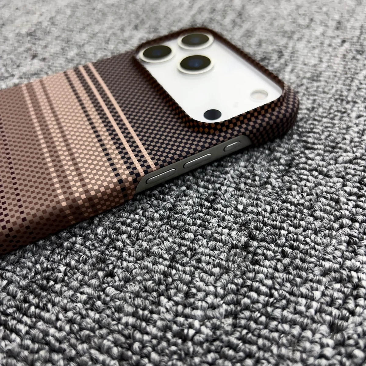 Slim Frameless Carbon Fibre Sunset PC For Magsafe Magnetic Case For iPhone 18 17 Air 16 Plus 15 14 13 Pro Max Shockproof Cover