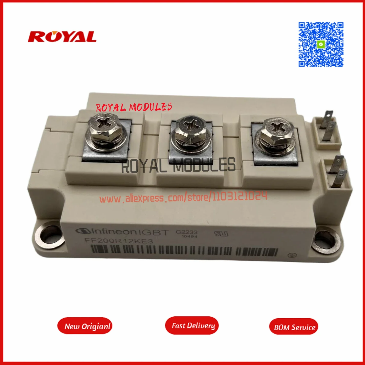 

FF200R12KE3 FF200R12KT3 New Module
