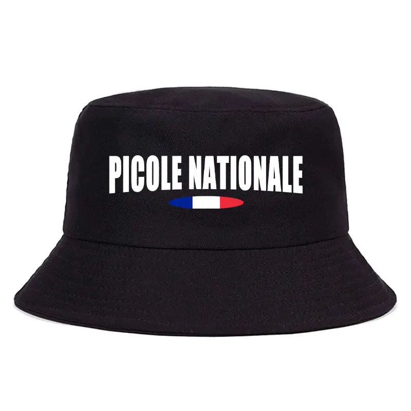 Summer Reversible Bob Unisex Adult Picole Nationale Pattern Fisherman Cap Apero Festival Casual Vacation UV Sun Beach Panama Hat - view 2