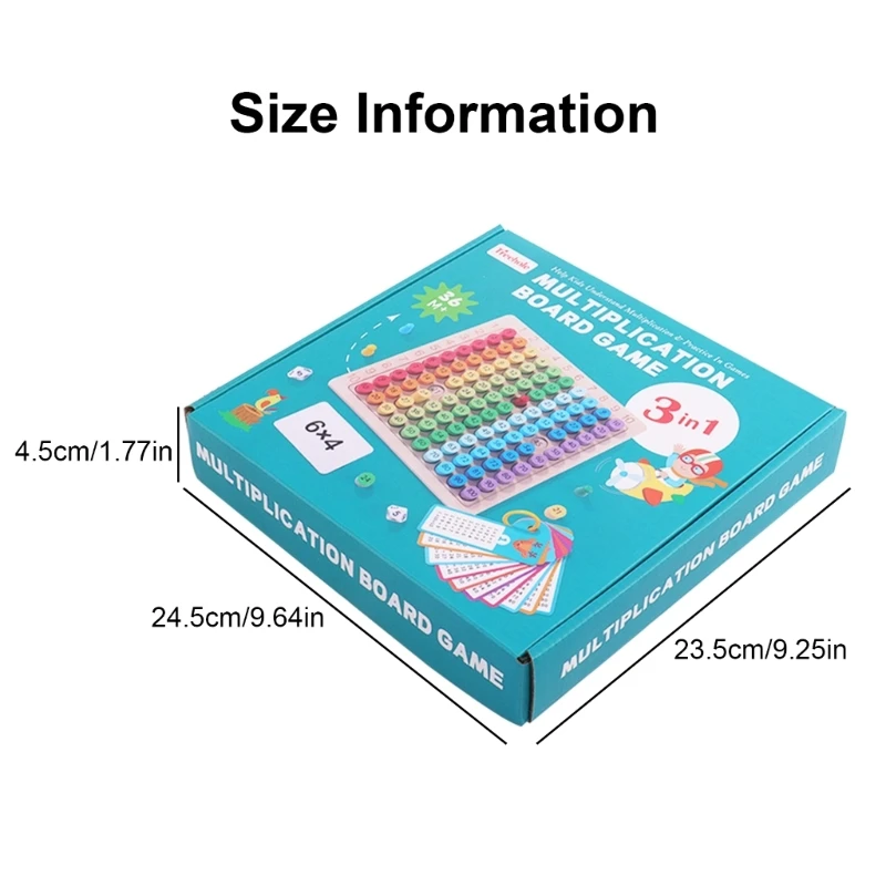 Interactive Math Multiplication Teaching Tool for Kids Educational Play Drop shipping