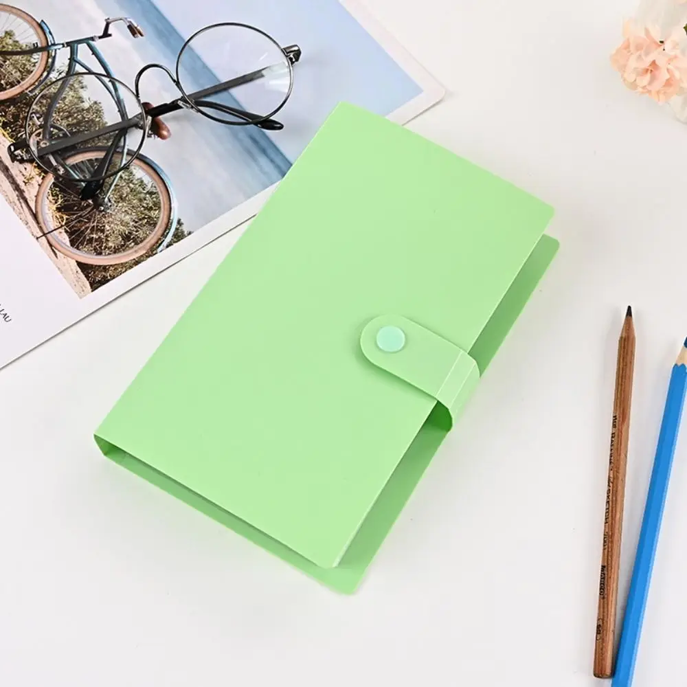 Large-capacity 100 Bills Collection Album Waterproof Korean Style Pocket Storage Book Dustproof Inner Leaf Money Storage Book