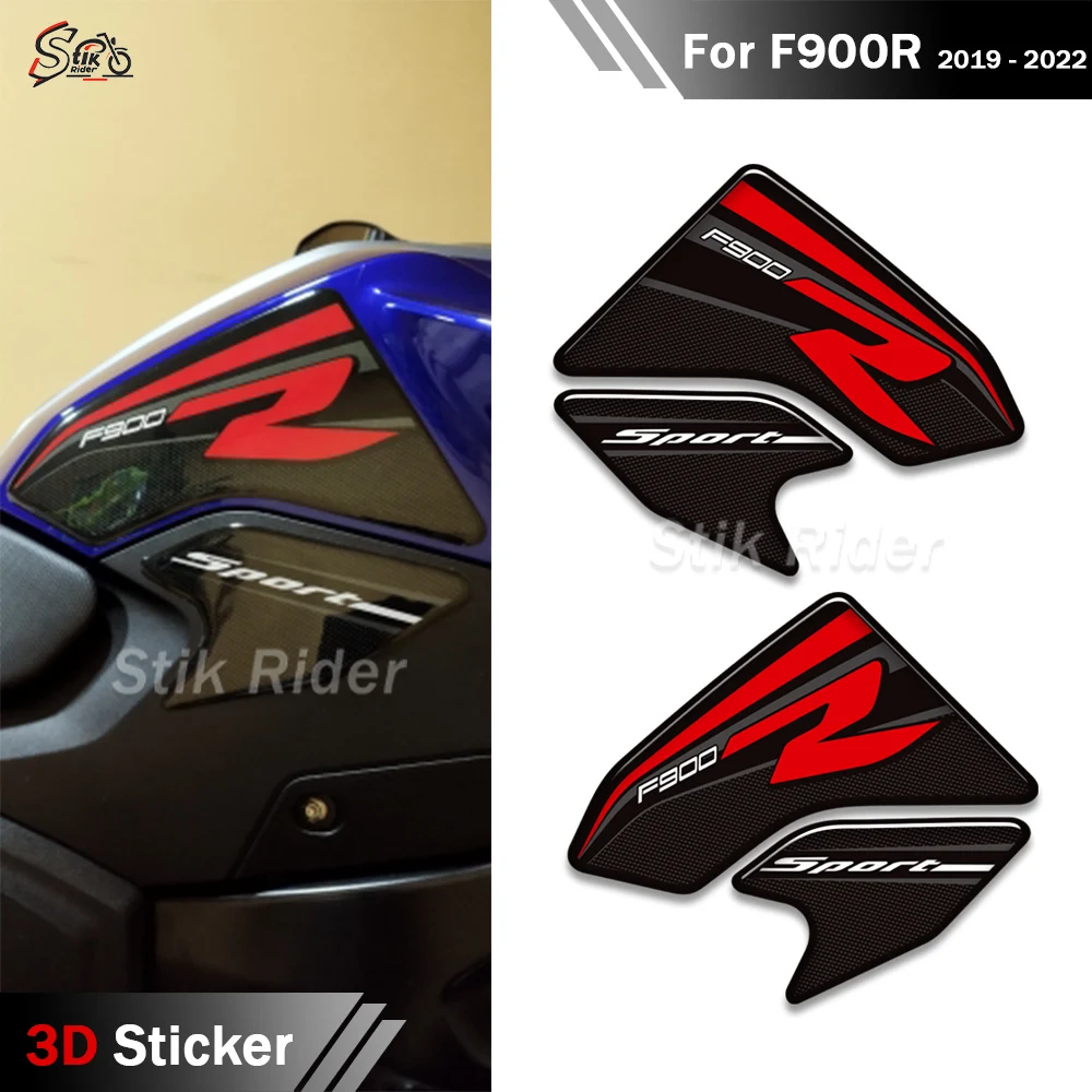 

Motorcycle For BMW F900R F900 F 900 R Tank Pad Gas Fuel Oil Kit Knee Fairing Fender Protection Stickers Decals 2019 - 2022
