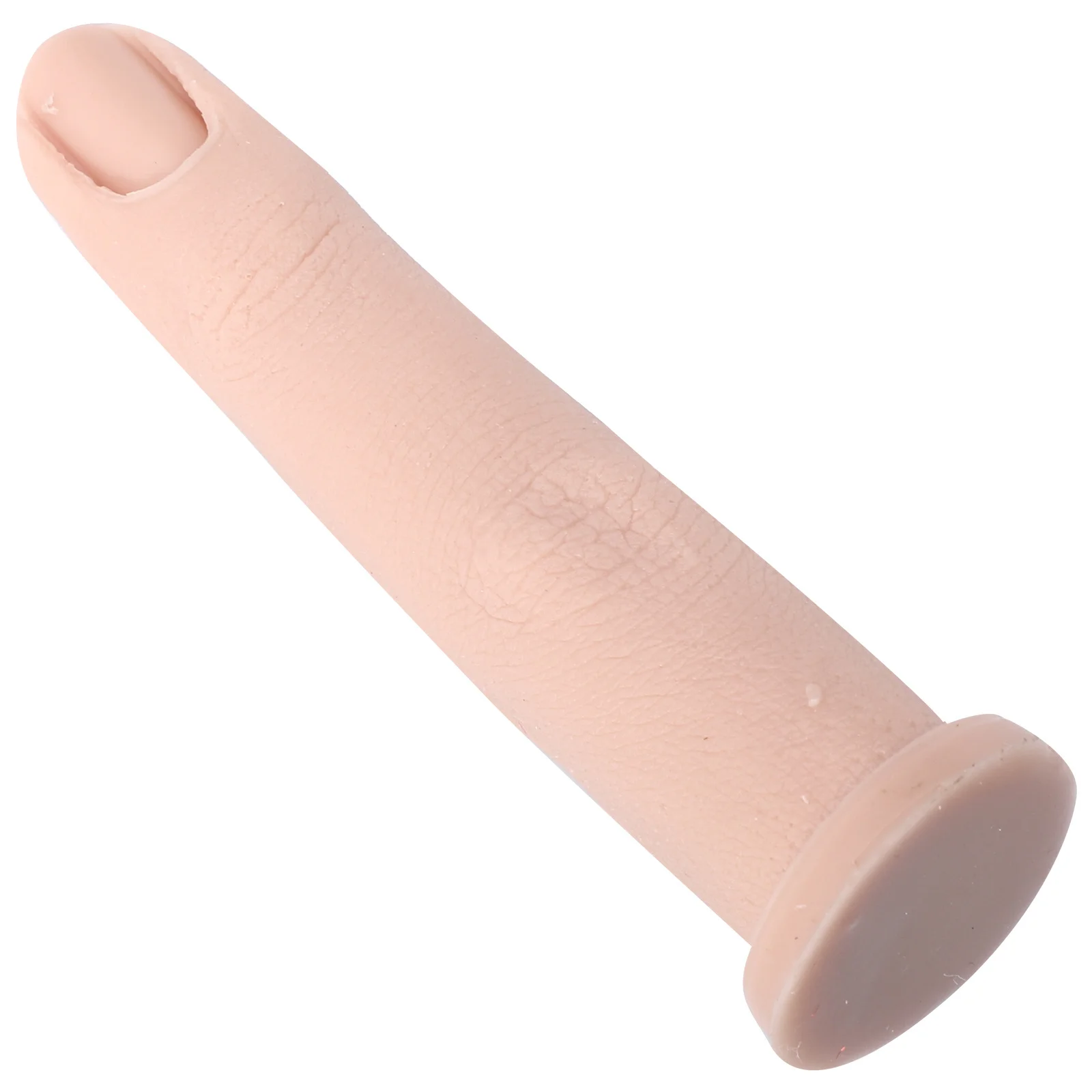 

1Pcs Silicone Fake Finger Realistic Nail Art Finger Manicure Practice Training Nail Art Supply Silicone Manicure Supply