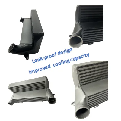 JSY New High Efficiency Intercooler Core for B*MW E36 N54 135i 335i E92 Full Aluminum Water Air Radiator Silver Black 12-Month view 4