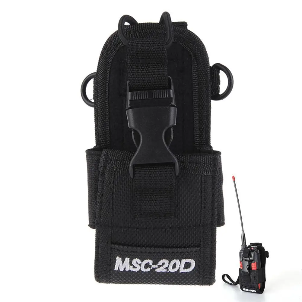 MSC-20D Pouch Walkie Talkie Chest Bag Protective Case General Nylon Sleeve for Baofeng UV-5R TYT Waist Bag with Strap Rope