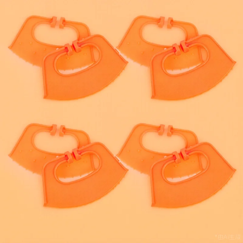 10 قطعة أداة لف العجل البلاستيكية سميكة مقاومة للاهتراء مشبك أنف الماشية لمزرعة معدات الفطام الماشية